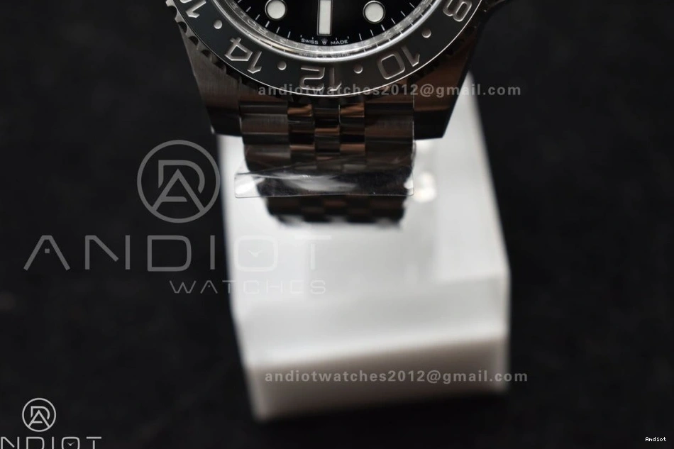 Clean 904L 1:1 126710 Strap Ceramic Black Steel Jubilee Best Gray GRNR Edition II GMT-Master DD3285 on 0411